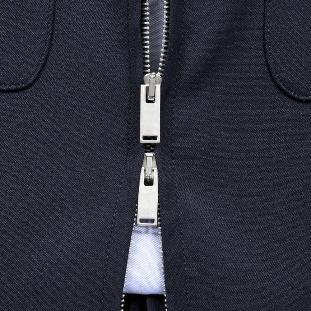 LARDINI（ラルディーニ）<br>BUNNY テックウールジップブルゾン 4BUNNY5704 17062400109