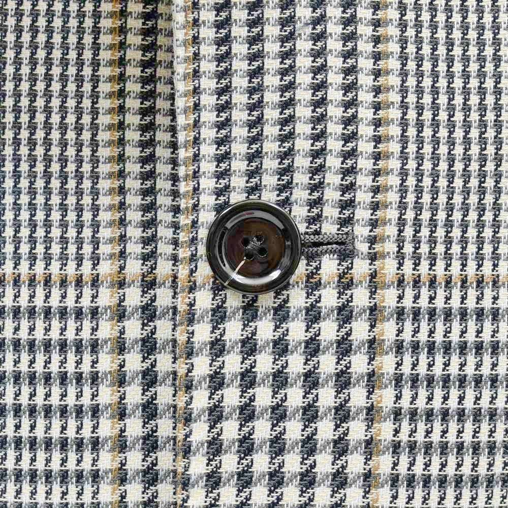 LARDINI（ラルディーニ） ROMAローマ コットンリネンライトツィードグレンチェック2Bジャケット 6116-A6202Q6506 17065002109