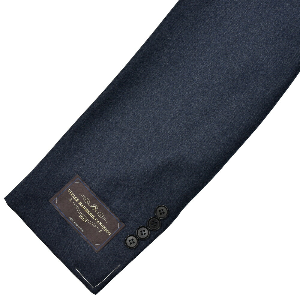 guji（グジ） ウールフランネル3B1プリーツスーツ MADE BY RING JACKET / VITALE BARBERIS CANONICO 17152203028