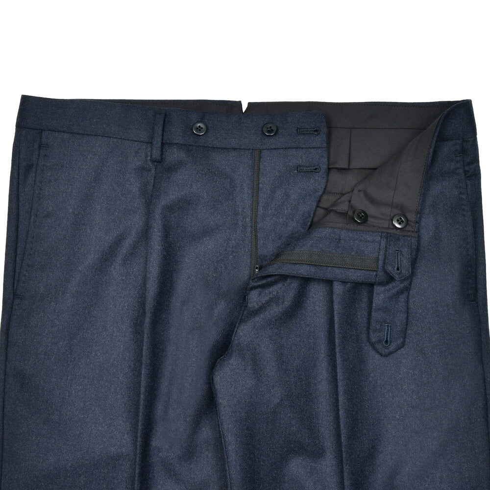 guji（グジ） ウールフランネル3B1プリーツスーツ MADE BY RING JACKET / VITALE BARBERIS CANONICO 17152203028