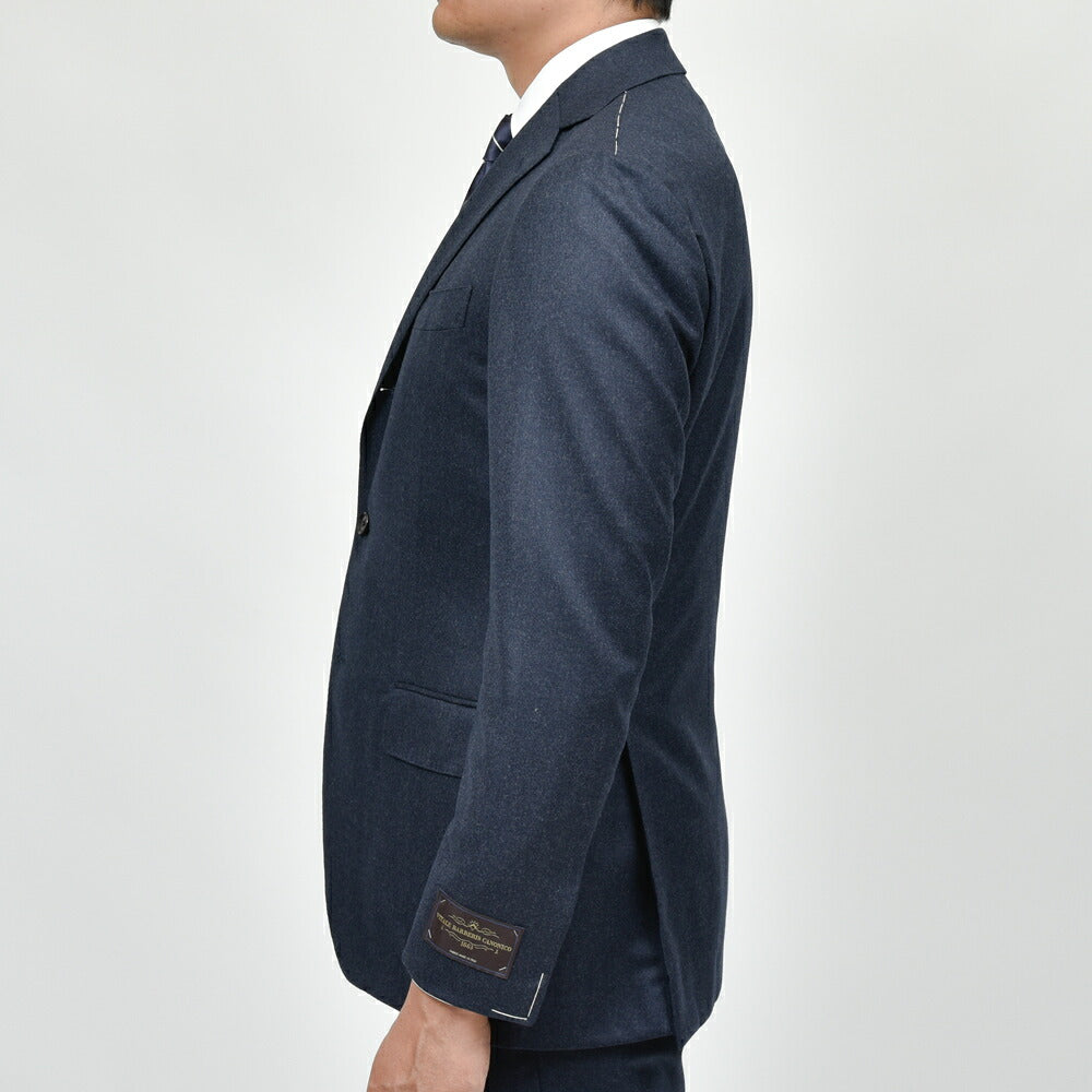 guji（グジ） ウールフランネル3B1プリーツスーツ MADE BY RING JACKET / VITALE BARBERIS CANONICO 17152203028