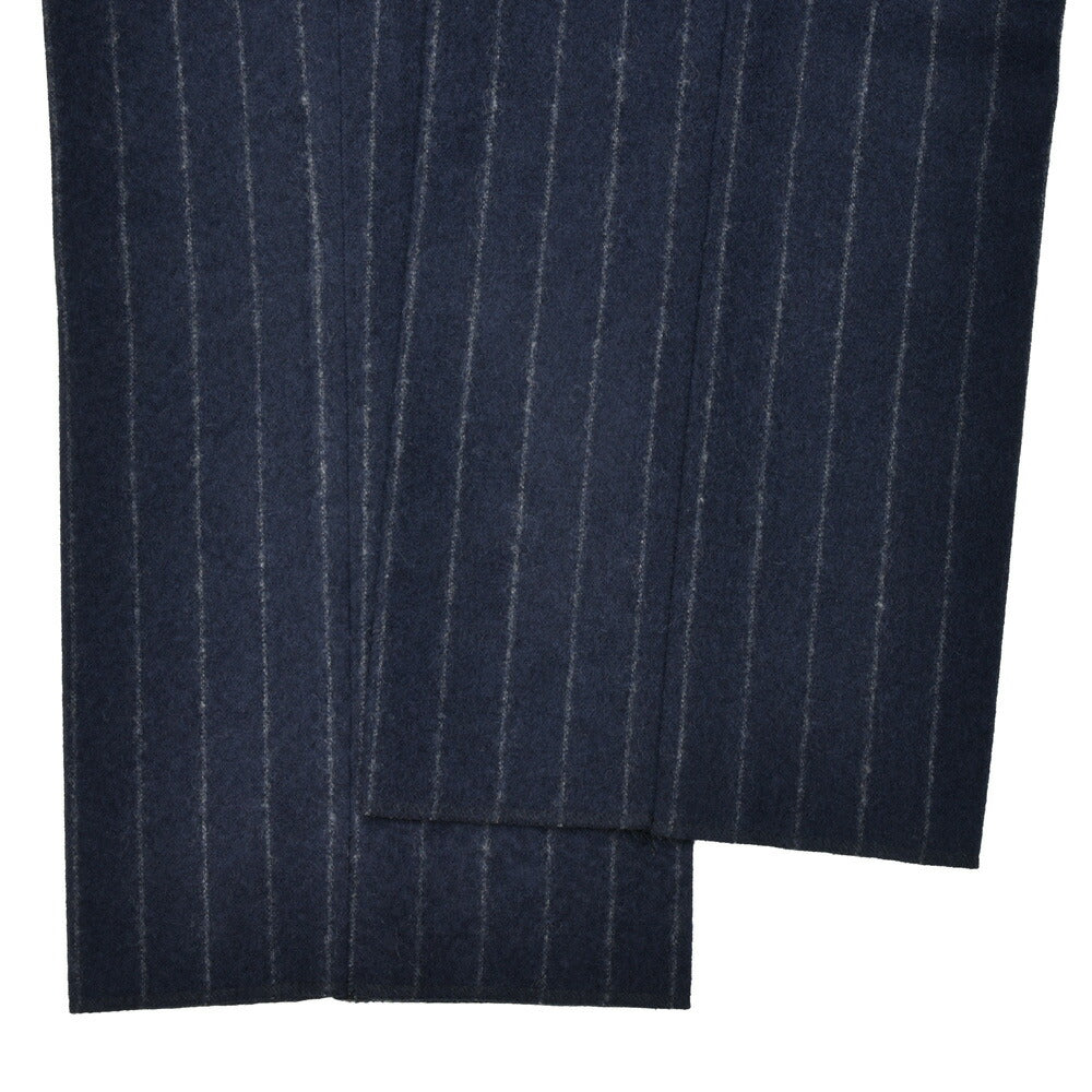 guji（グジ）ウールフランネルチョークストライプ3B1プリーツスーツ MADE BY RING JACKET / FOX BROTHERS - CBT5 17152204028