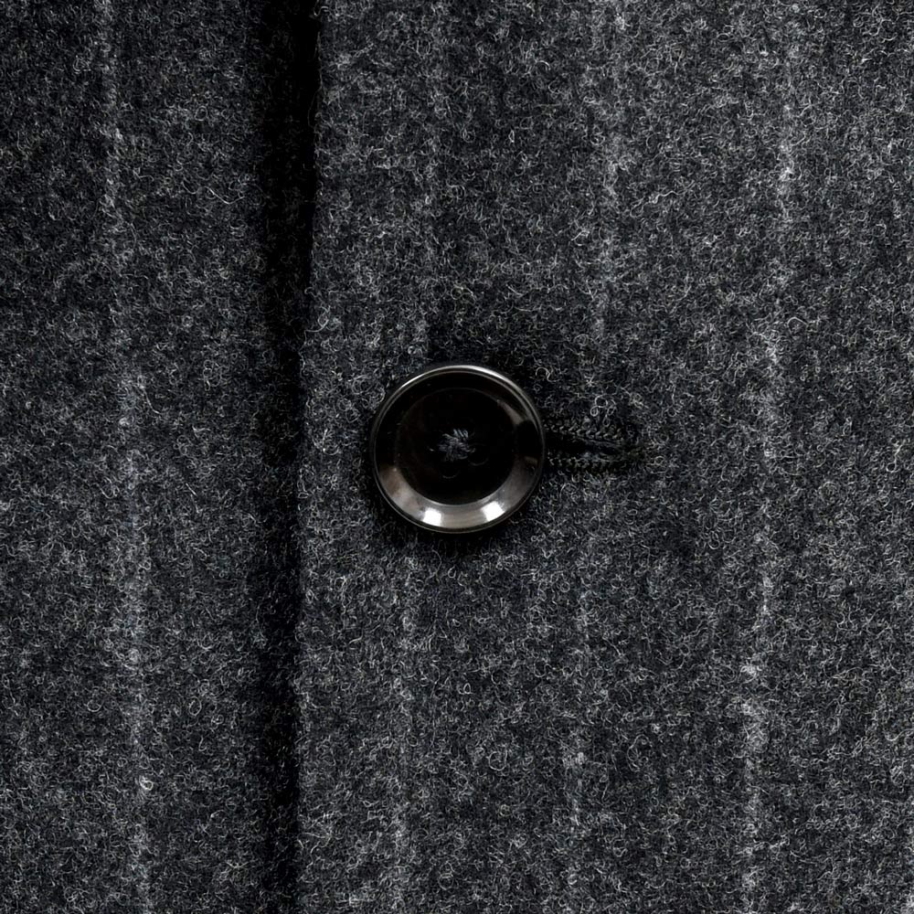 guji（グジ）ウールフランネルチョークストライプ3B1プリーツスーツ MADE BY RING JACKET / FOX BROTHERS - CBT5 17152204028