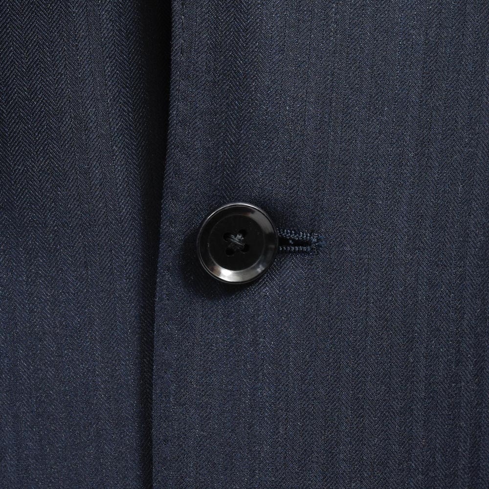 guji（グジ） ウールマイクロヘリンボーン3B1プリーツスーツ MADE BY RING JACKET / Ermenegildo Zegna - TROFEO 17161209028