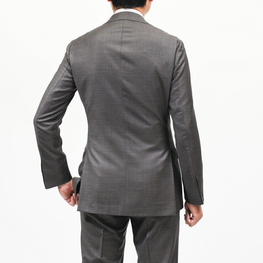 guji（グジ）ウールシャークスキン3B1プリーツスーツ MADE BY RING JACKET / Ermenegildo Zegna - TROFEO 17162207028