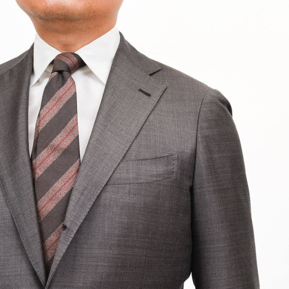guji（グジ）ウールシャークスキン3B1プリーツスーツ MADE BY RING JACKET / Ermenegildo Zegna - TROFEO 17162207028
