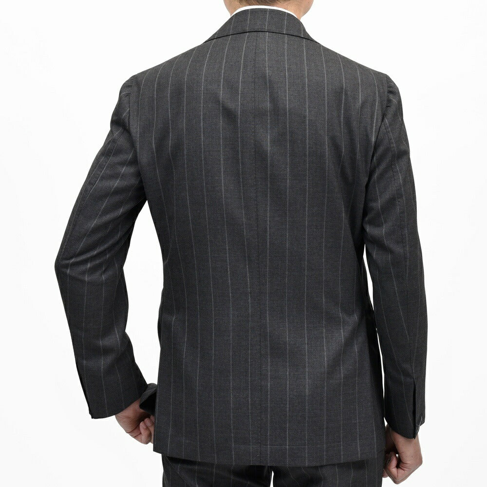 TITO ALLEGRETTO（ティト アレグレット） ウールトロピカルチョークストライプ3B1プリーツスーツ TA-11-261-030 17165000142