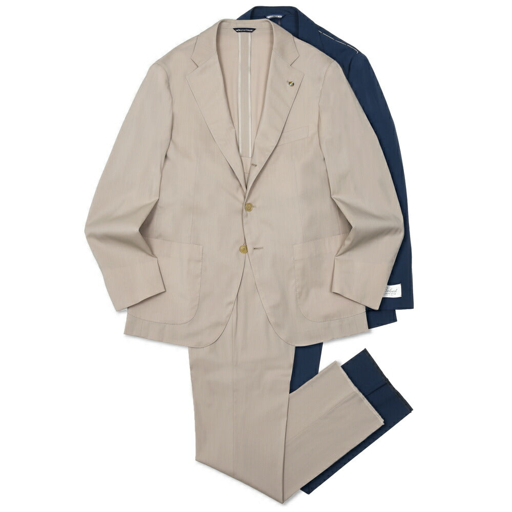 Belvest（ベルベスト） テックウールストレッチ3B1プリーツスーツ / JACKET IN THE BOX 17165200020