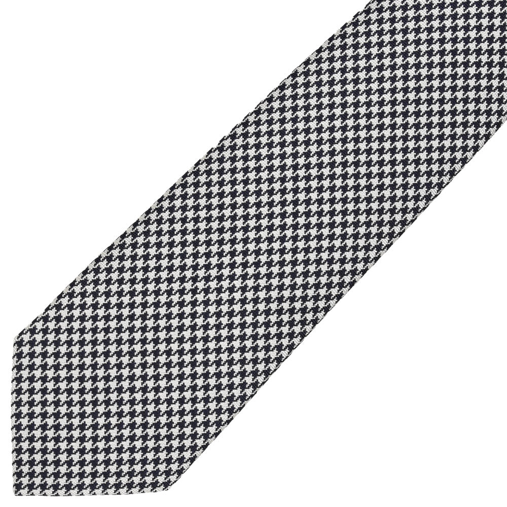 Seaward & Stearn（シーワード & スターン）シルクハウンドトゥースタイ 18262203231