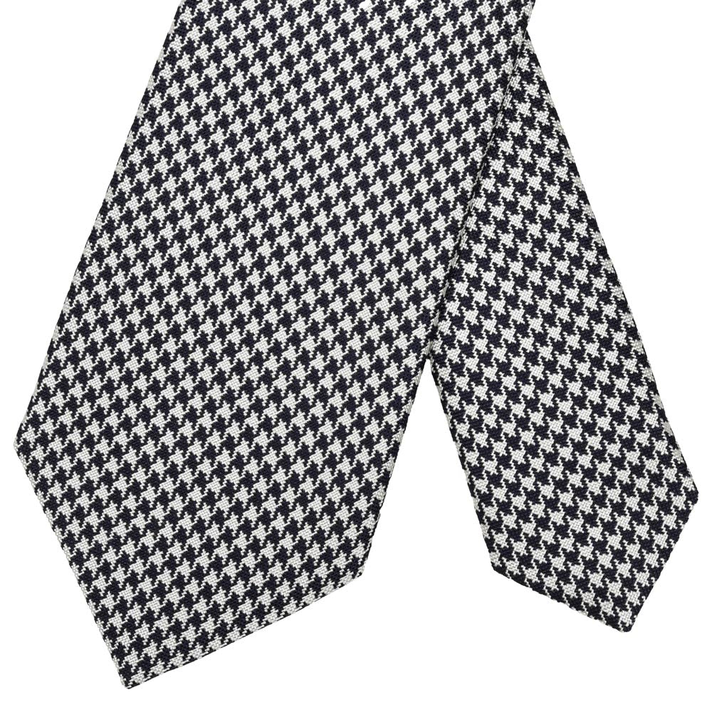 Seaward & Stearn（シーワード & スターン）シルクハウンドトゥースタイ 18262203231