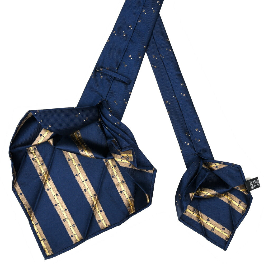 TIE YOUR TIE（タイ ユア タイ）シルククロバードットストライプタイ / セッテピエゲ 18265211179