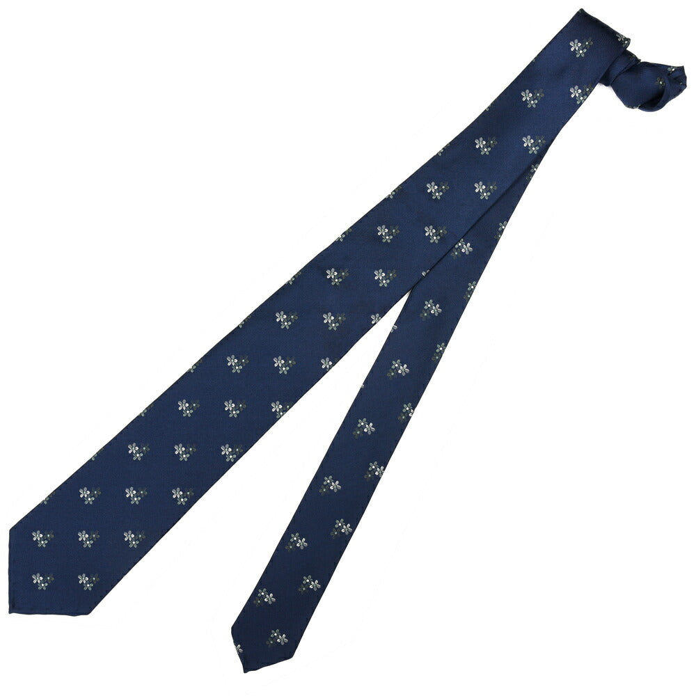 TIE YOUR TIE（タイ ユア タイ）シルクフラワーパターンタイ / セッテピエゲ 18265212179