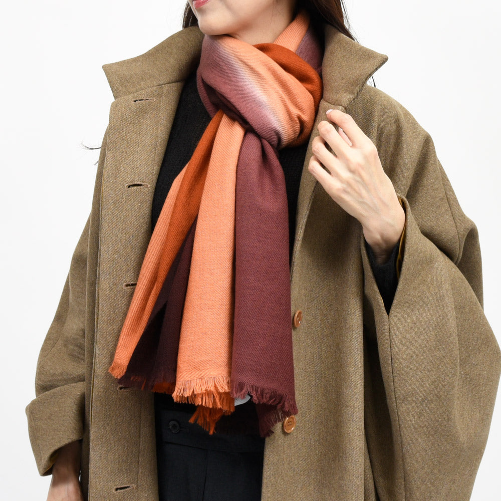 DELRUBY（デルルビー） Plain Twill Ombre カシミヤグラデーションストール genderless 18352701172