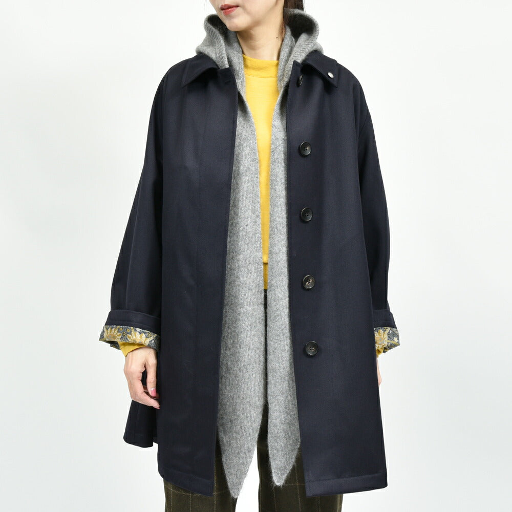 THROW（スロー) BECCA ナイロンラクーンフーディスカーフ TH252-S10K genderless 18352702174