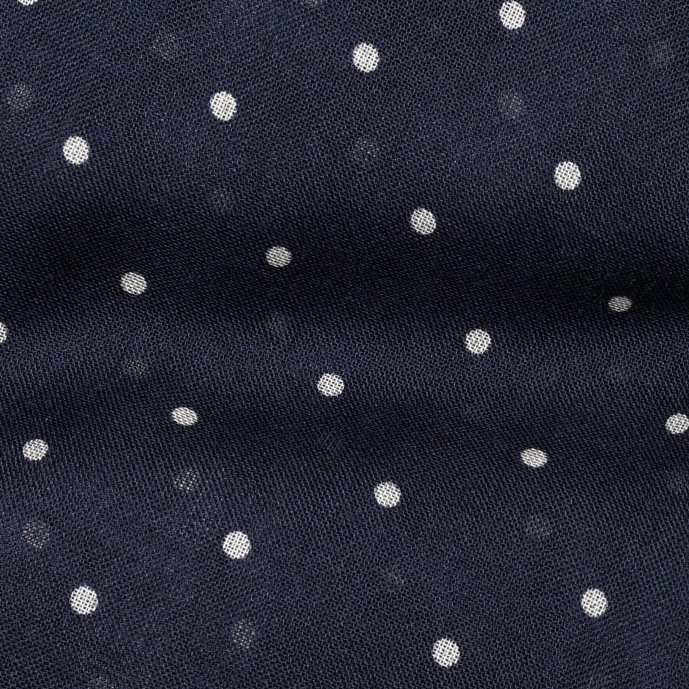 Atto Vannucci（アット ヴァンヌッチ）ウールシルクドットストール / 180cm x 70cm 18362200186