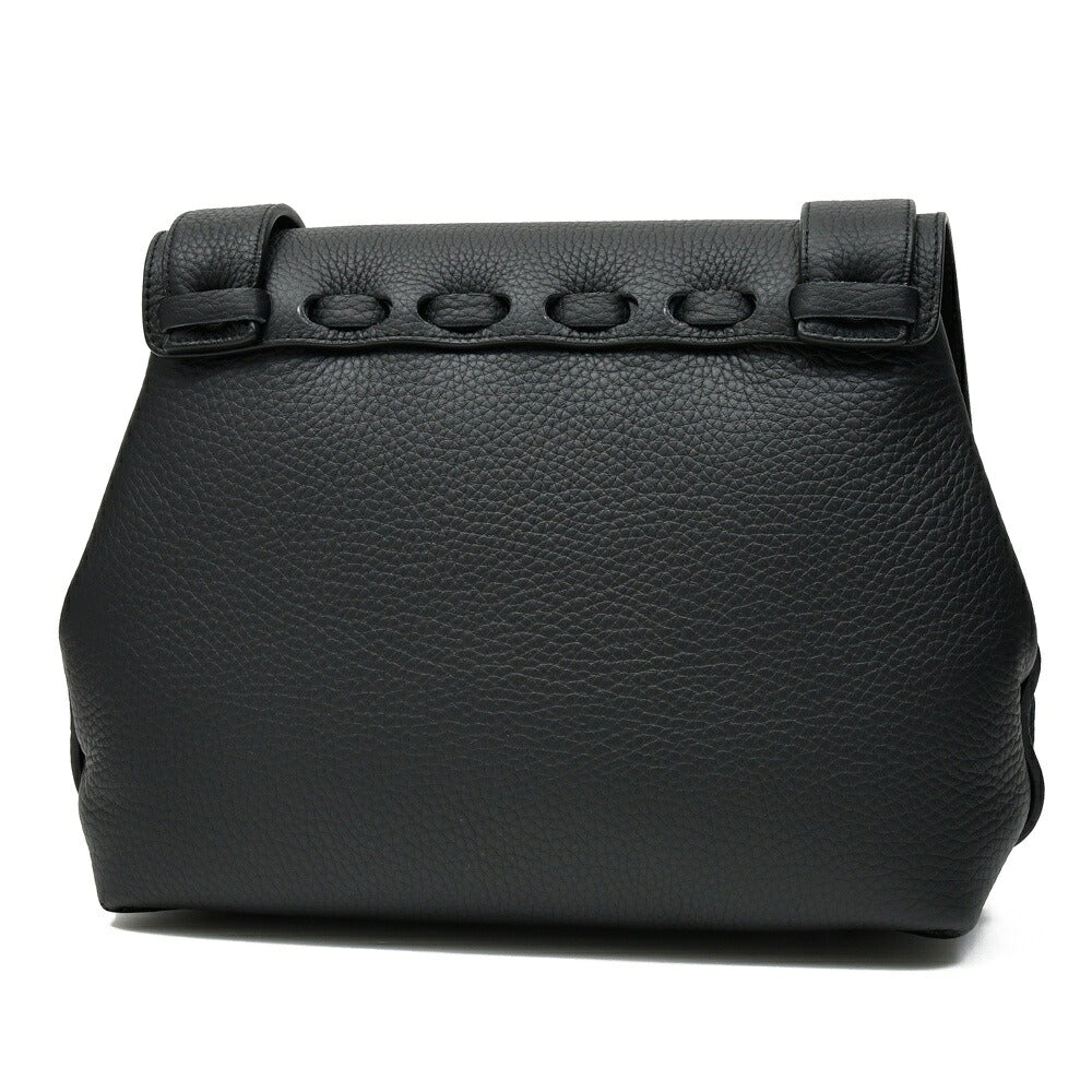il micio（イル ミーチョ） シュリンクレザーフラップショルダーバッグ NA-2/FLAP SHOULDER S 18462001054