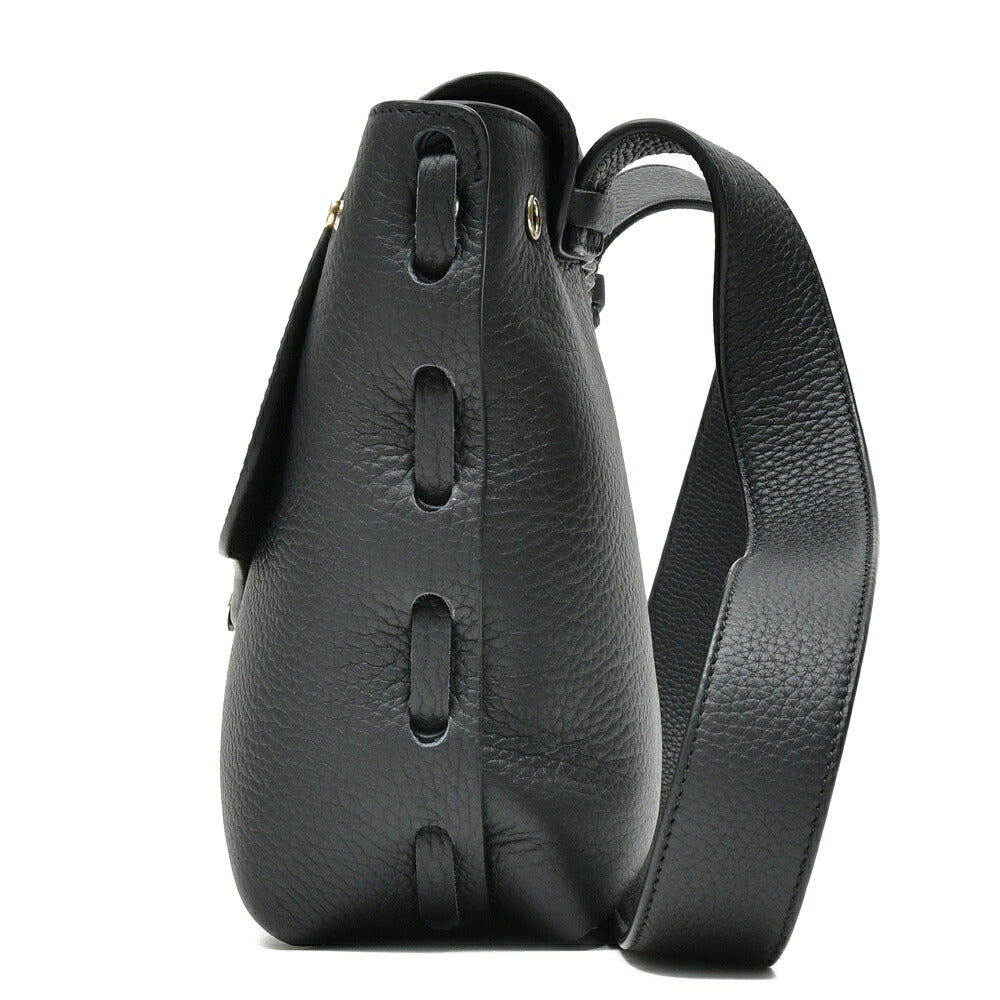 il micio（イル ミーチョ） シュリンクレザーフラップショルダーバッグ NA-2/FLAP SHOULDER S 18462001054