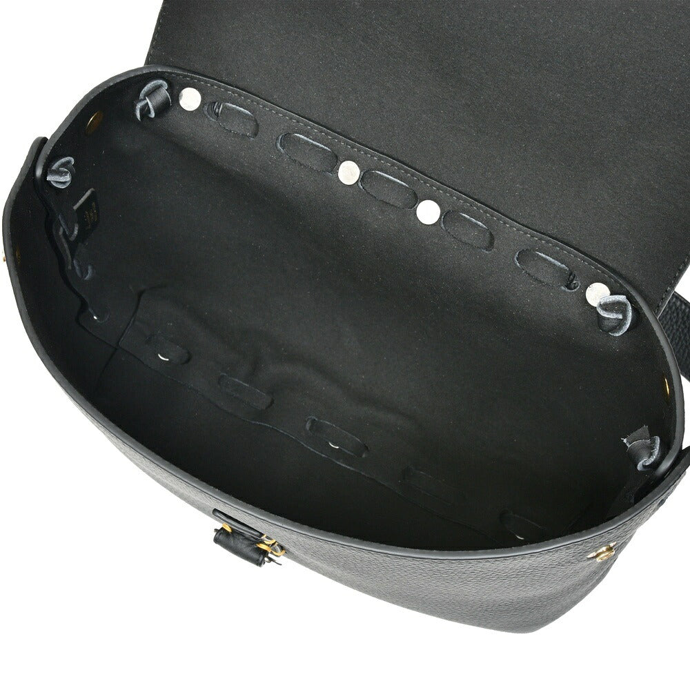 il micio（イル ミーチョ） シュリンクレザーフラップショルダーバッグ NA-2/FLAP SHOULDER S 18462001054