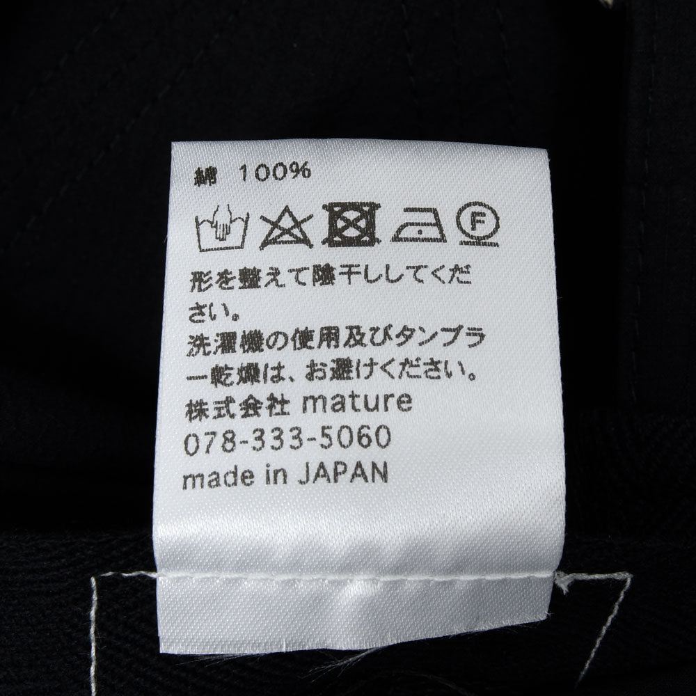 MATURE HA._MIL（マチュアーハ ミル） trainer cap low コットン6パネルキャップ MIL-TC1135WS_L 18561401221