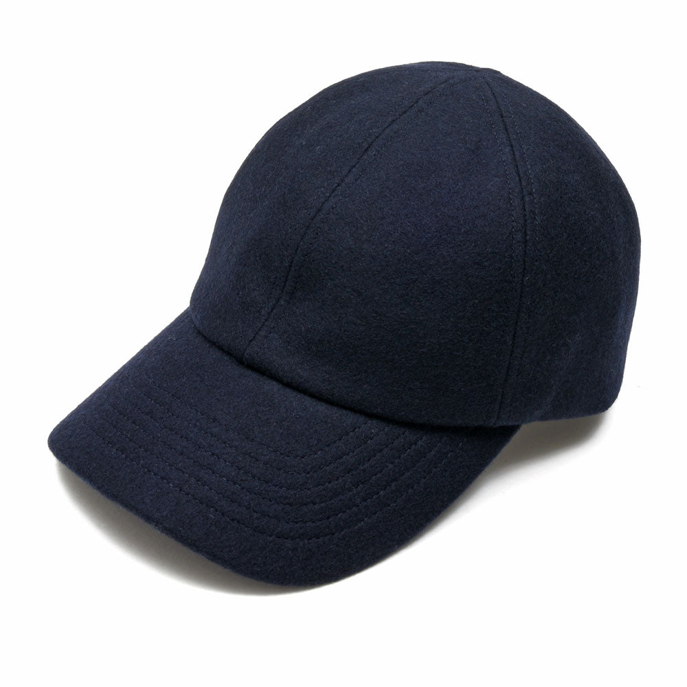 MATURE HA._MIL（マチュアーハ ミル）trainer cap_w melton ウールナイロンメルトン6パネルキャップ MIL-TC1110_W 18562402221