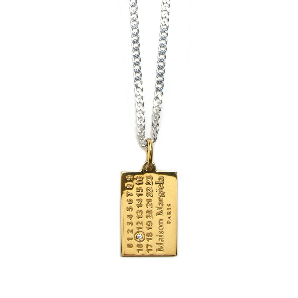 Maison Margiela（メゾン マルジェラ) ナンバリングロゴネックレス SM1UU0062P8864 19061401144