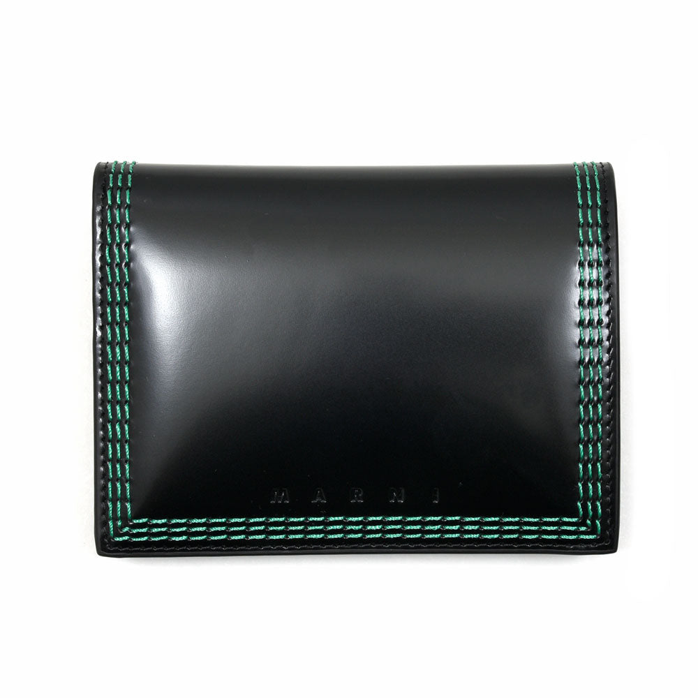 MARNI（マルニ）カーフスキンステッチ二つ折りウォレット PFMI0098U3 P9603 19062400138