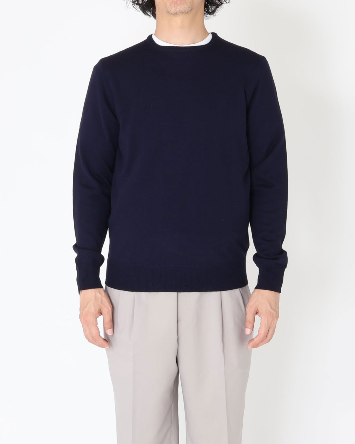 モデル：182cm 67kg 着用サイズ：48