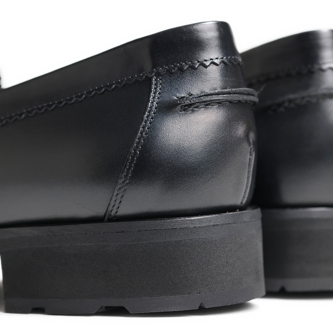 Calzoleria Toscana / レザー Uチップ コインローファー/ARCTIAGRIP 7545 BLACK