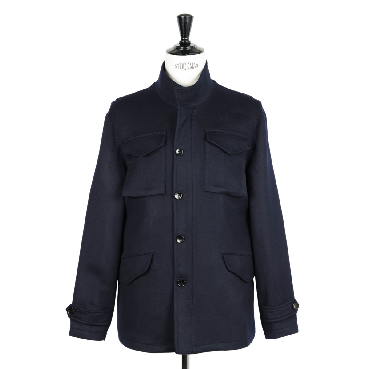 Finjack M-65 カシミヤ フィールドジャケット ネイビー 1
