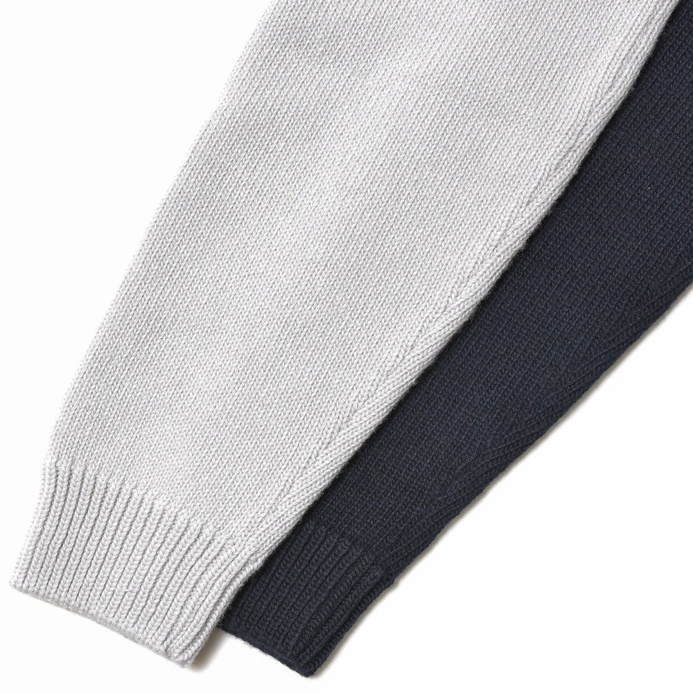HERNO（ヘルノ） RESORTリゾート ローゲージウールハーフジッププルオーバーニットフーディー ML00003UR/70145+12387S