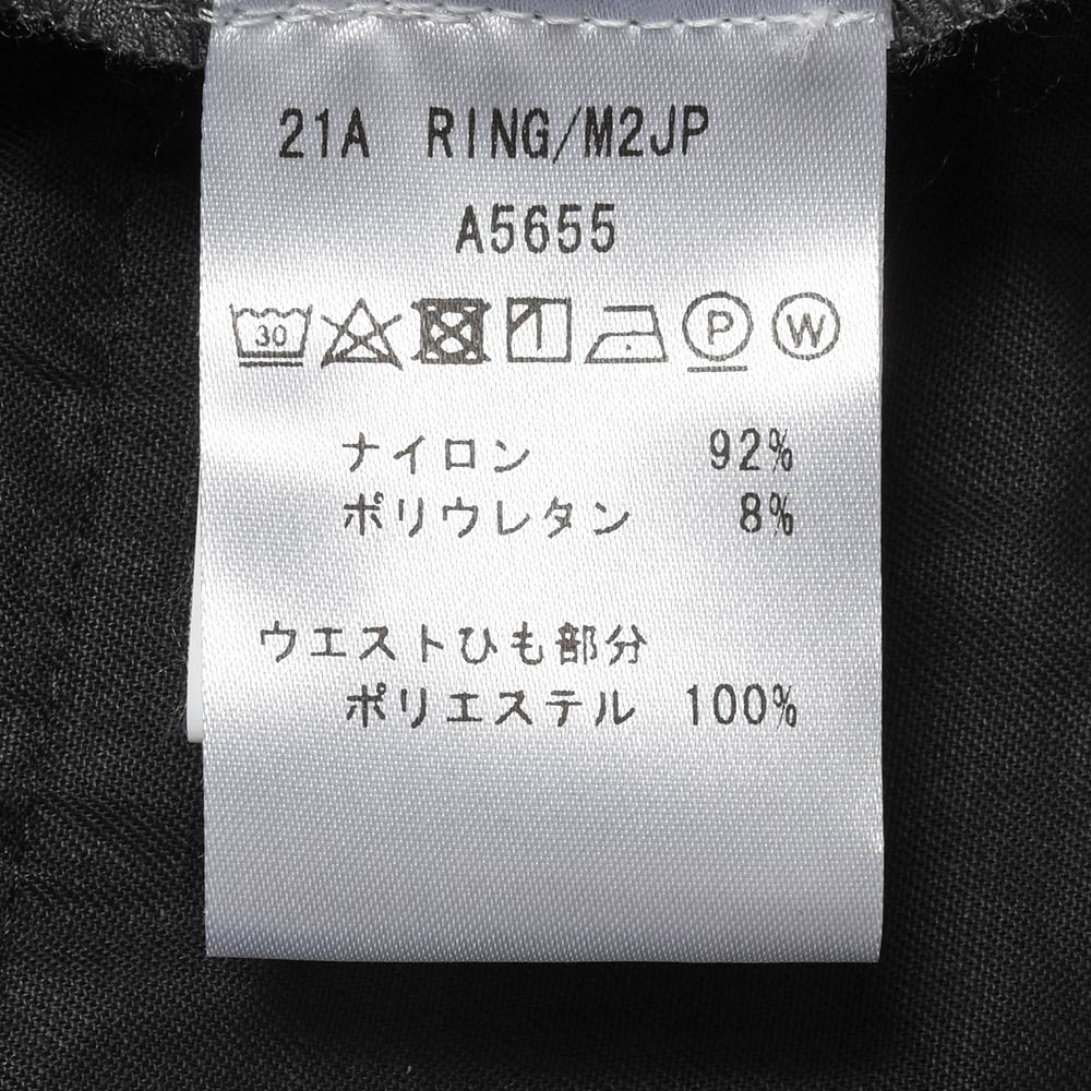 giab's ARCHIVIO ジャブスアルキヴィオ ring別注MASACCIO マサッチョ イージーテックナイロン ストレッチ 1プリーツ パンツ A5655
