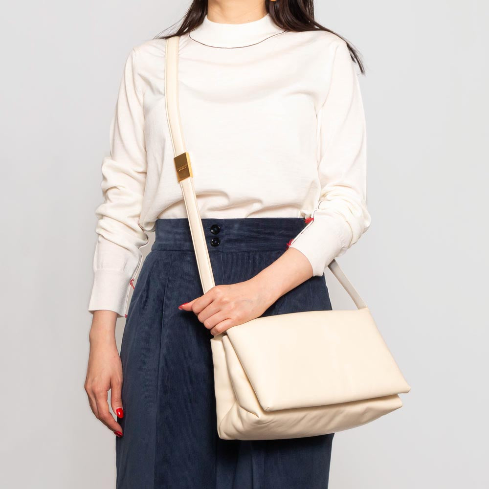 MARNI(マルニ)<BR>SBMP0139U0/P5298 PRISMA カーフスキン ショルダーバッグ