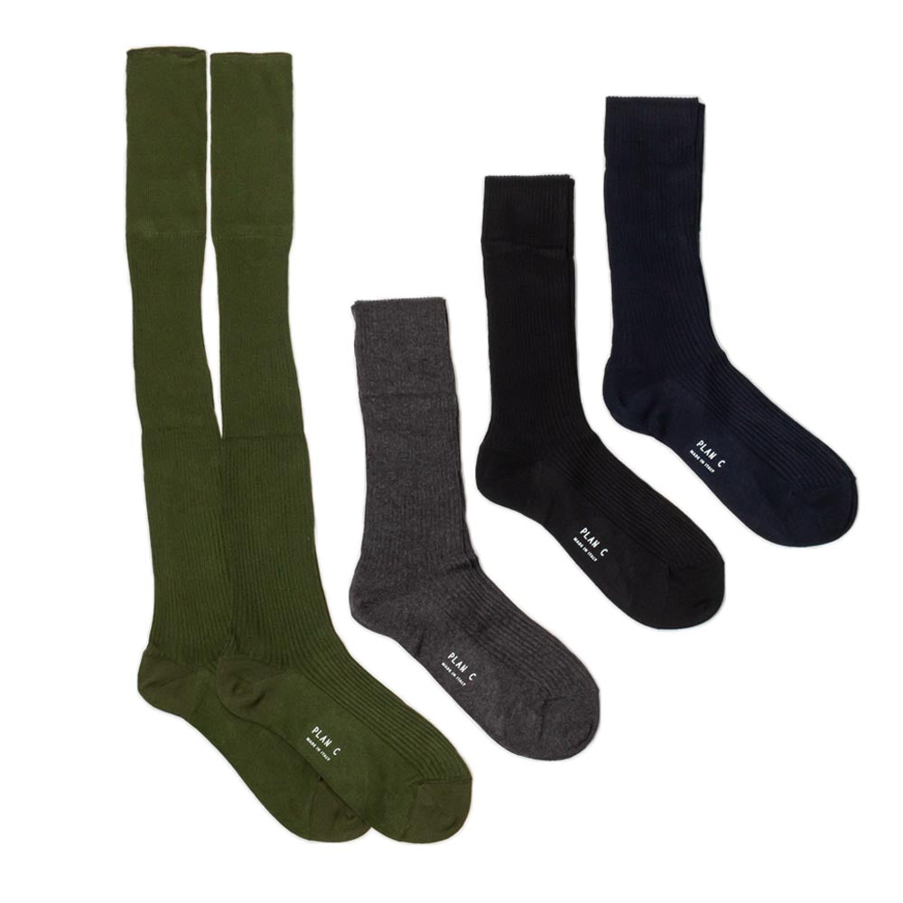 PLAN C(プラン シー)<BR>CZCCA55L00/LONG SOCKS ロングソックス