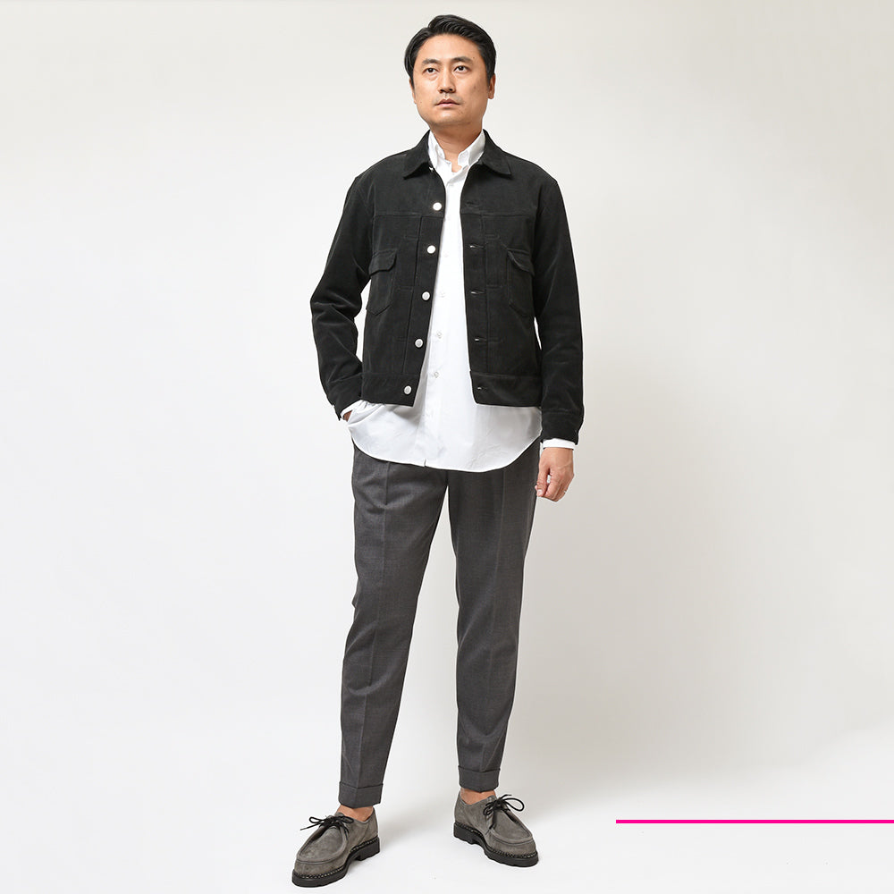 Jeanik ジーニック コットン ウール コーデュロイ 2ndタイプ Gジャン ジャケット