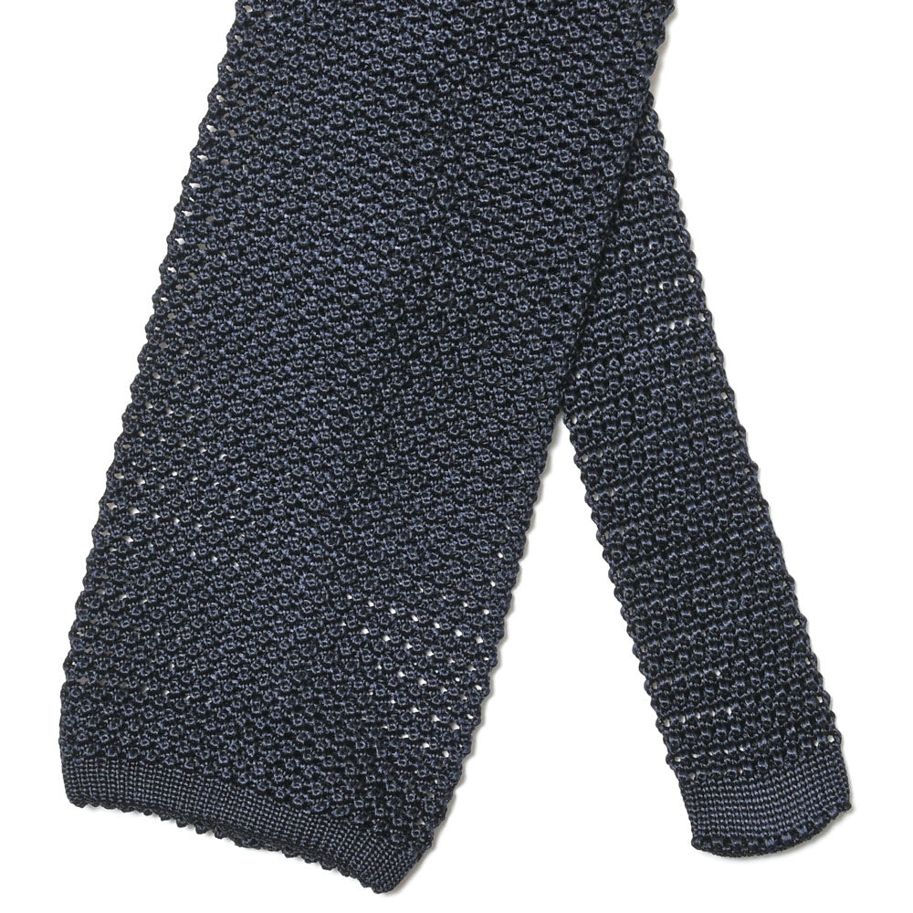 Atto Vannucci（アット ヴァンヌッチ） シルクジャガードソリッドニットタイ Tricot