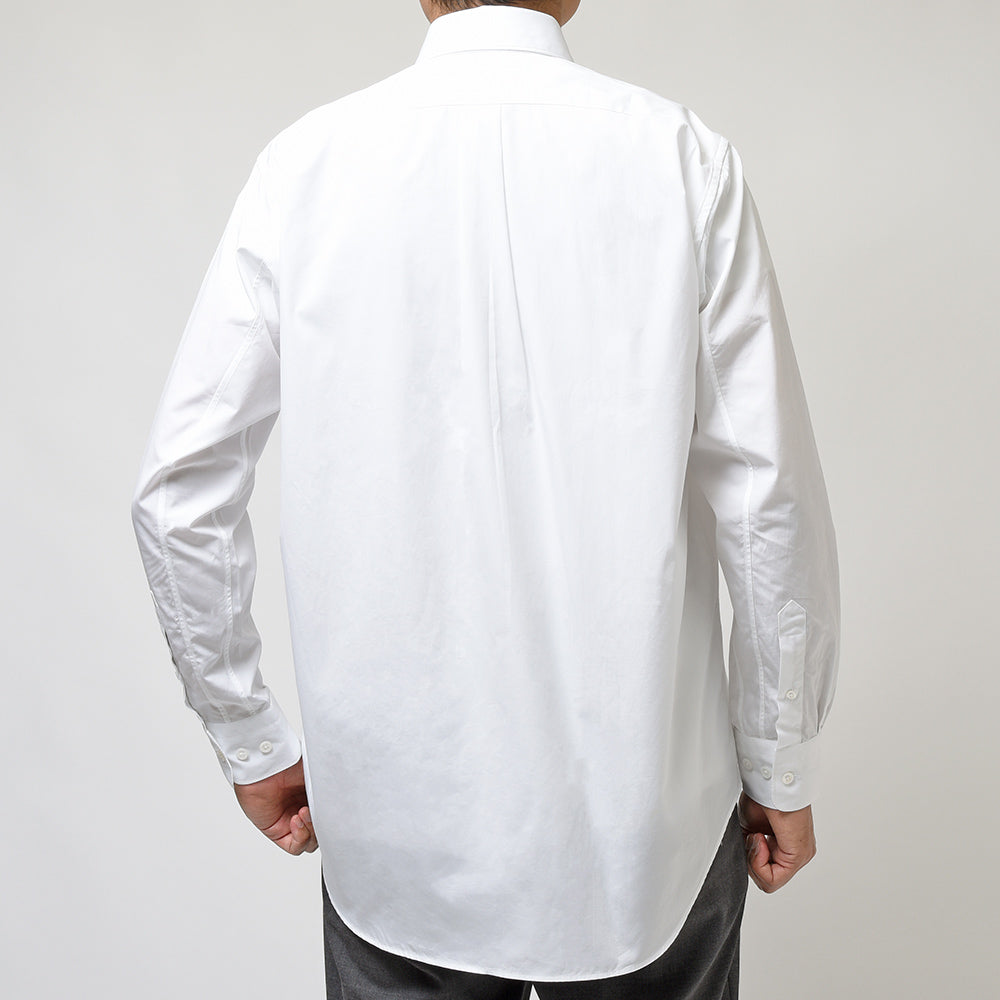 APPLETREES アップルツリーズ OPEN TRAVELER SHIRTS コットン ポプリン ヒドゥンボタンダウンカラー シャツ