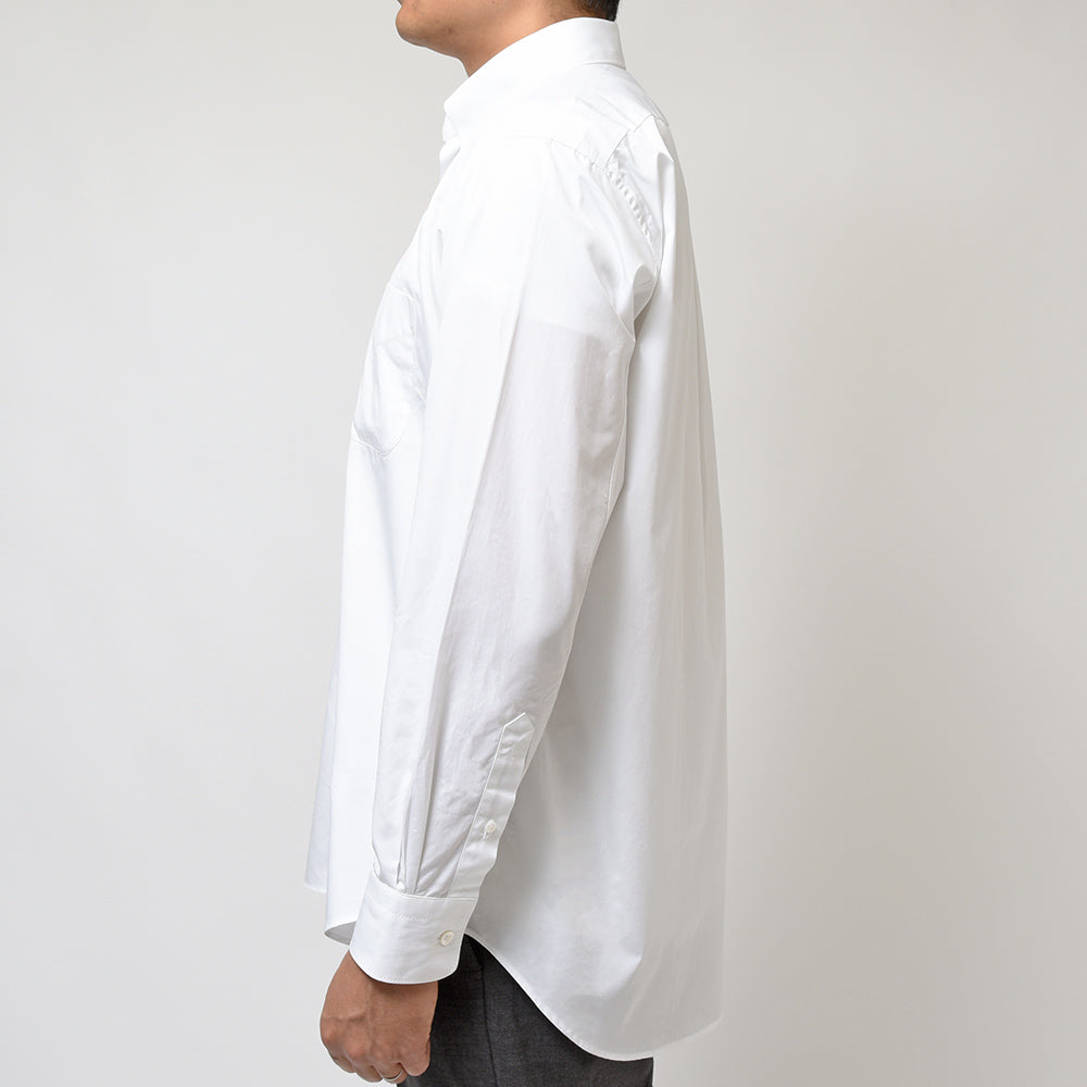 APPLETREES アップルツリーズ OPEN TRAVELER SHIRTS コットン ポプリン ヒドゥンボタンダウンカラー シャツ