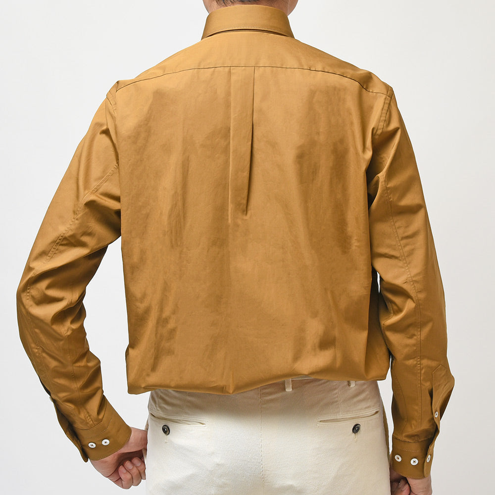 APPLETREES アップルツリーズ OPEN TRAVELER SHIRTS コットン ポプリン ヒドゥンボタンダウンカラー シャツ