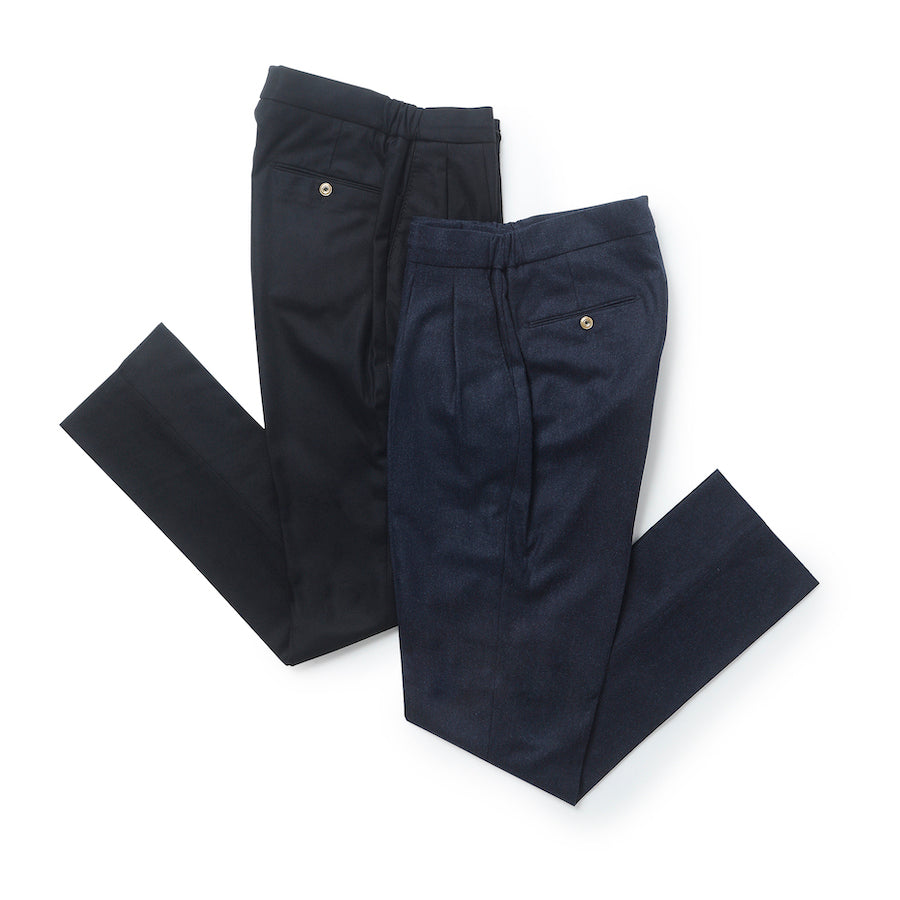 ベルウィッチ / BR別注 フランネル 2プリーツ パンツ/SCOTCH RELAX_GOLD/VB1504・VB1827