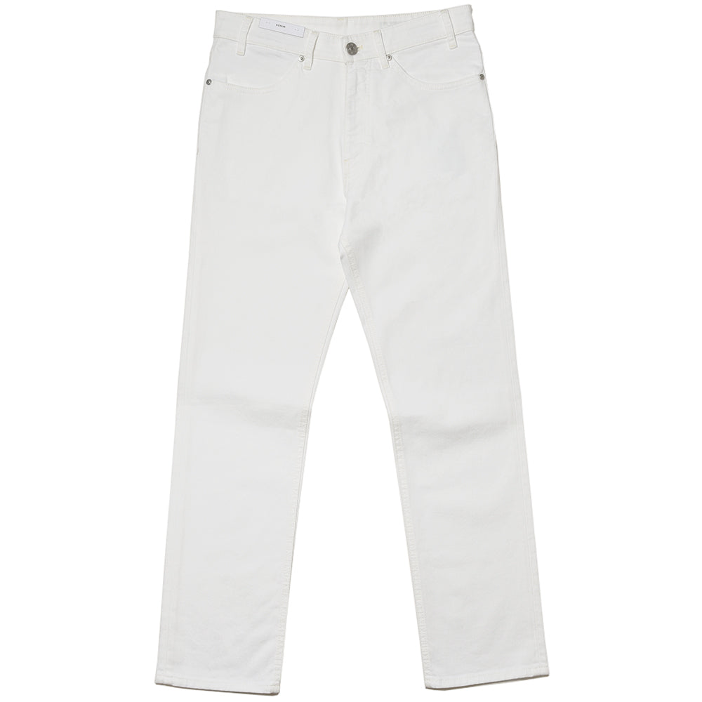 PT TORINO DENIM ピーティートリノデニム コットン ストレッチ ウォッシュド ホワイトデニムパンツ BAND