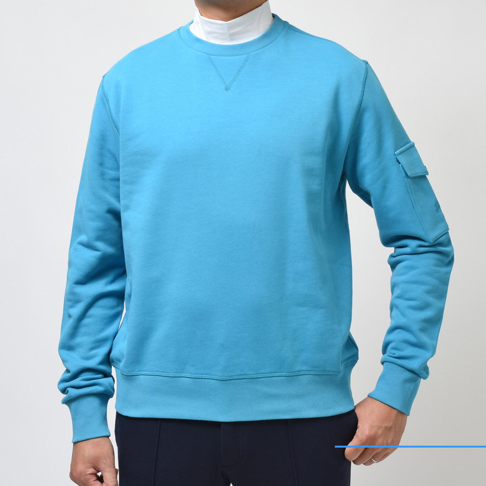 HERNO（ヘルノ） RESORTリゾート コットンクルーネックスウェット JG00018UR-50017