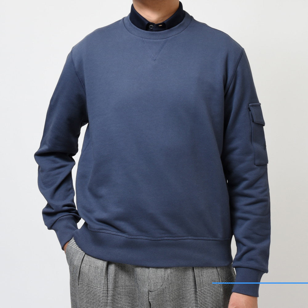 HERNO（ヘルノ） RESORTリゾート コットンクルーネックスウェット JG00018UR-50017