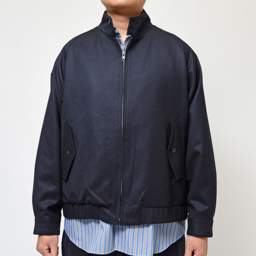 moncao（モンサオ） ウールナイロンフランネルスウィングトップブルゾン M021325