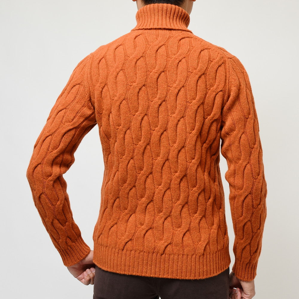 ZANONE（ザノーネ） 5ゲージウールケーブルタートルネックニット DV/SLIM FIT/813111/ZN209