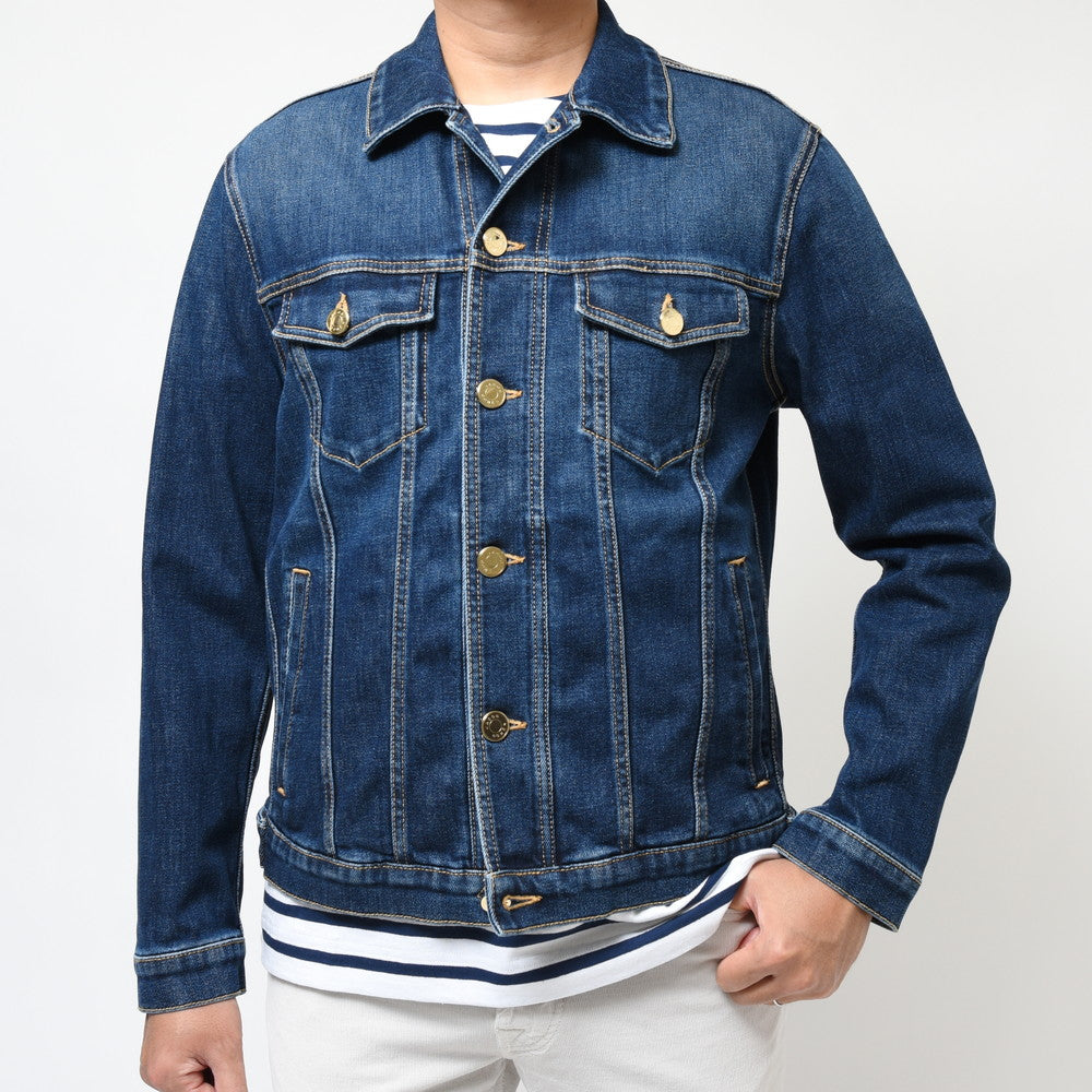 JACOB COHEN（ヤコブコーエン） ヴィンテージウォッシュストレッチデニムジャケット 81701/S3678/548D