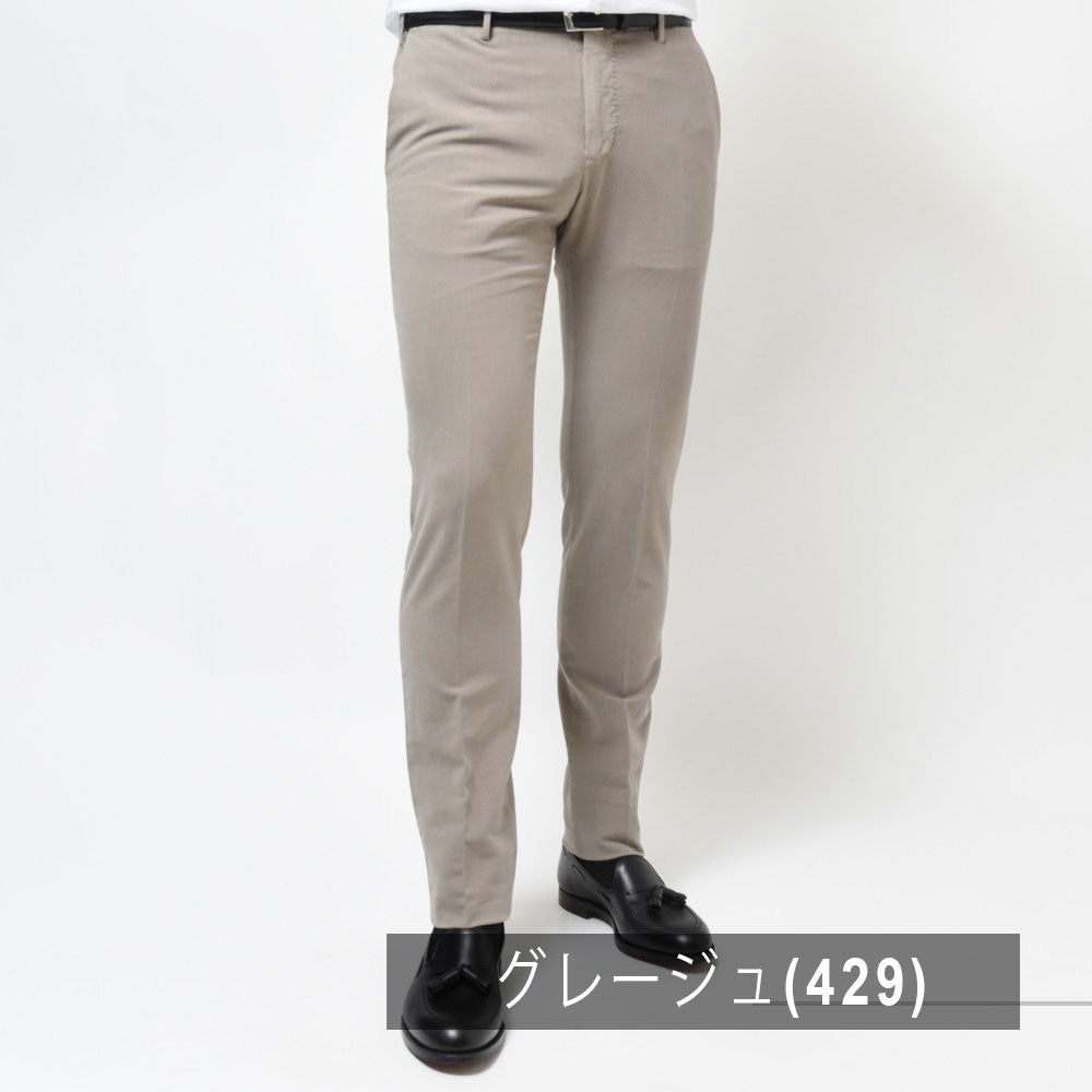 INCOTEX（インコテックス） SLIM FIT ガーメントダイストレッチコットンドスキンテーパードパンツ 1W0030-4539A