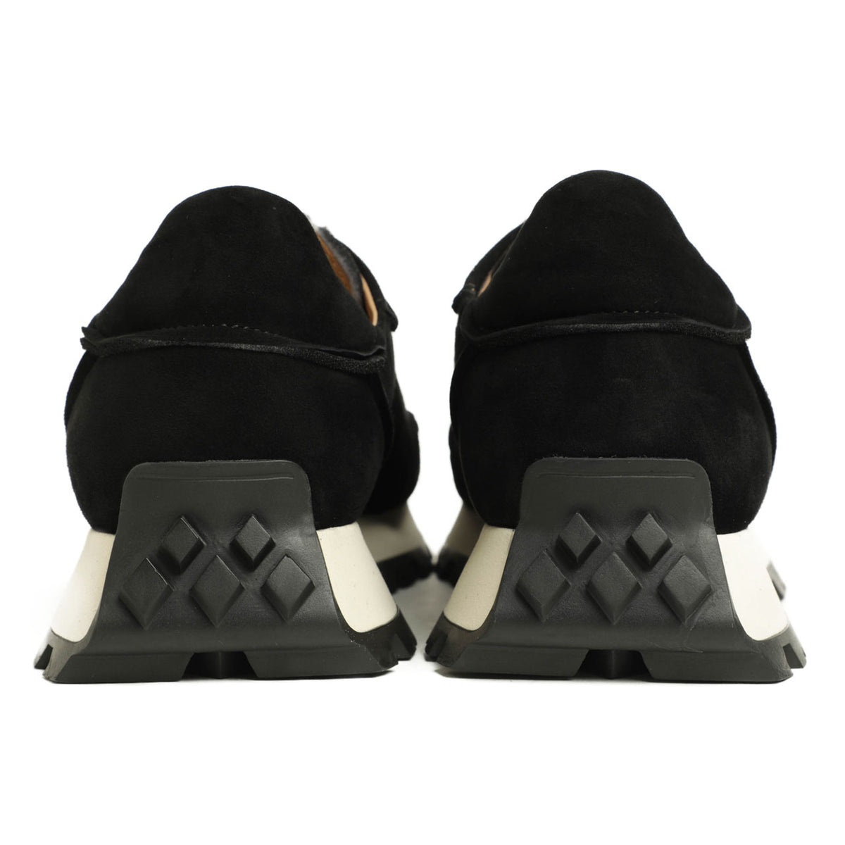 ペルノイ×ファビアノリッチ / 【菅原靴店別注モデル】ヌバック レザー ローカットスニーカー/U1300/NERO