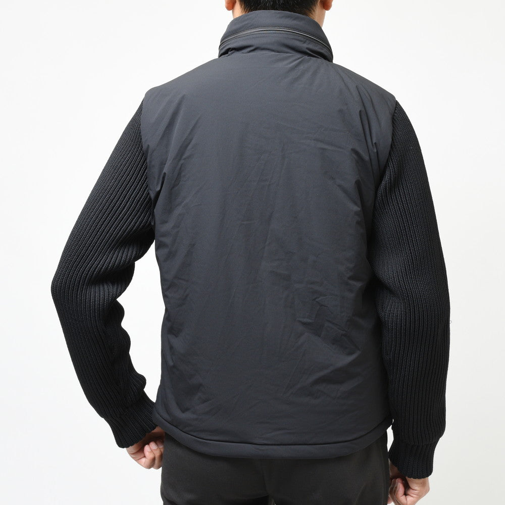 ASPESI（アスペジ） パデッドストレッチナイロン×ローゲージポリエステルニットハイブリッドブルゾン 2I01 BERG/24924I2I01L589