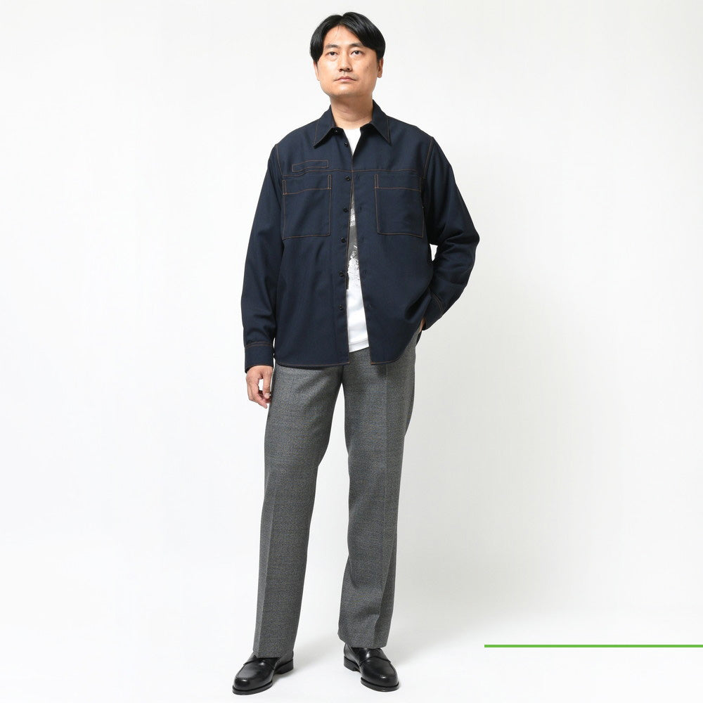 MARNI（マルニ） ウールトロピカルワークシャツ CUMU0016A1 TW839