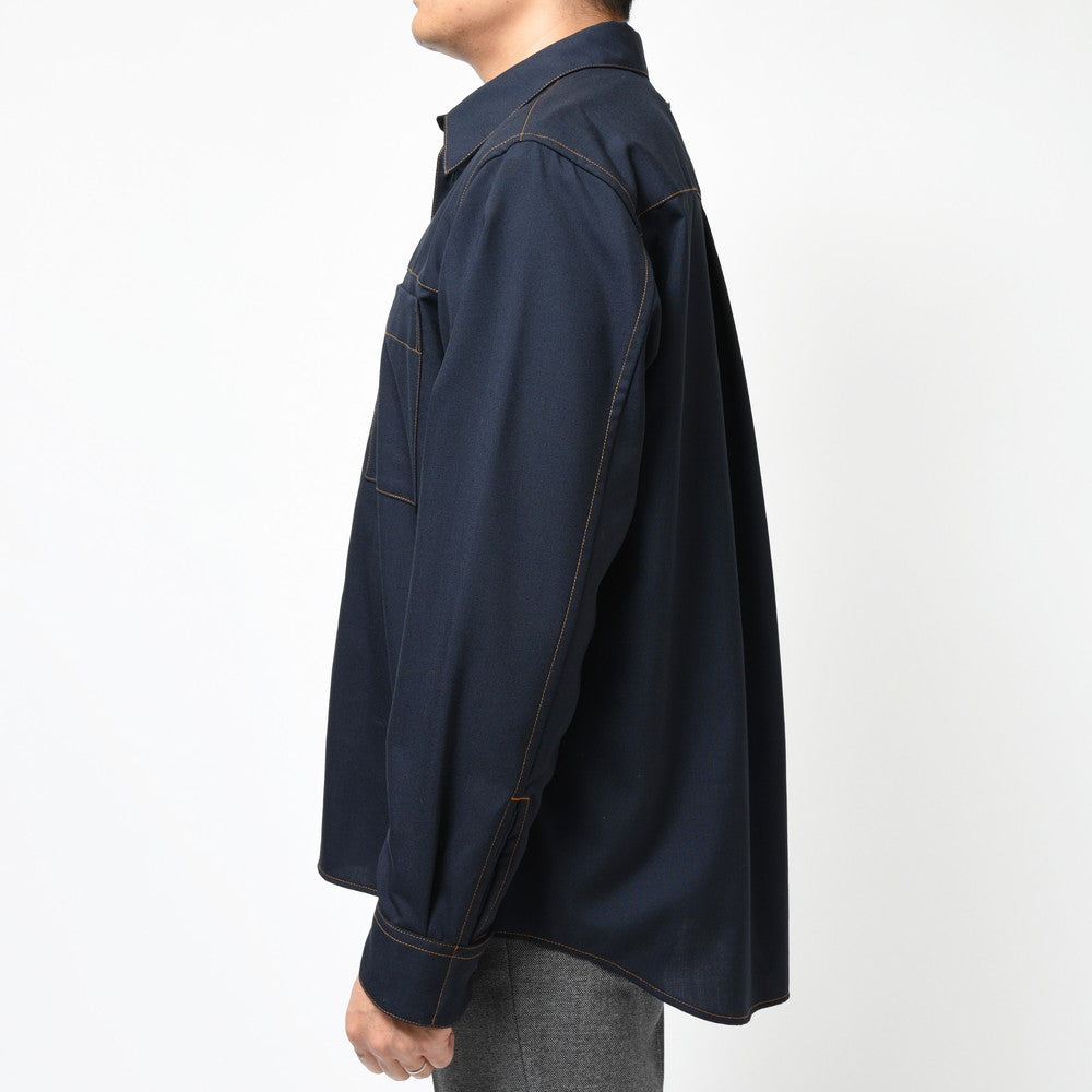 MARNI（マルニ） ウールトロピカルワークシャツ CUMU0016A1 TW839